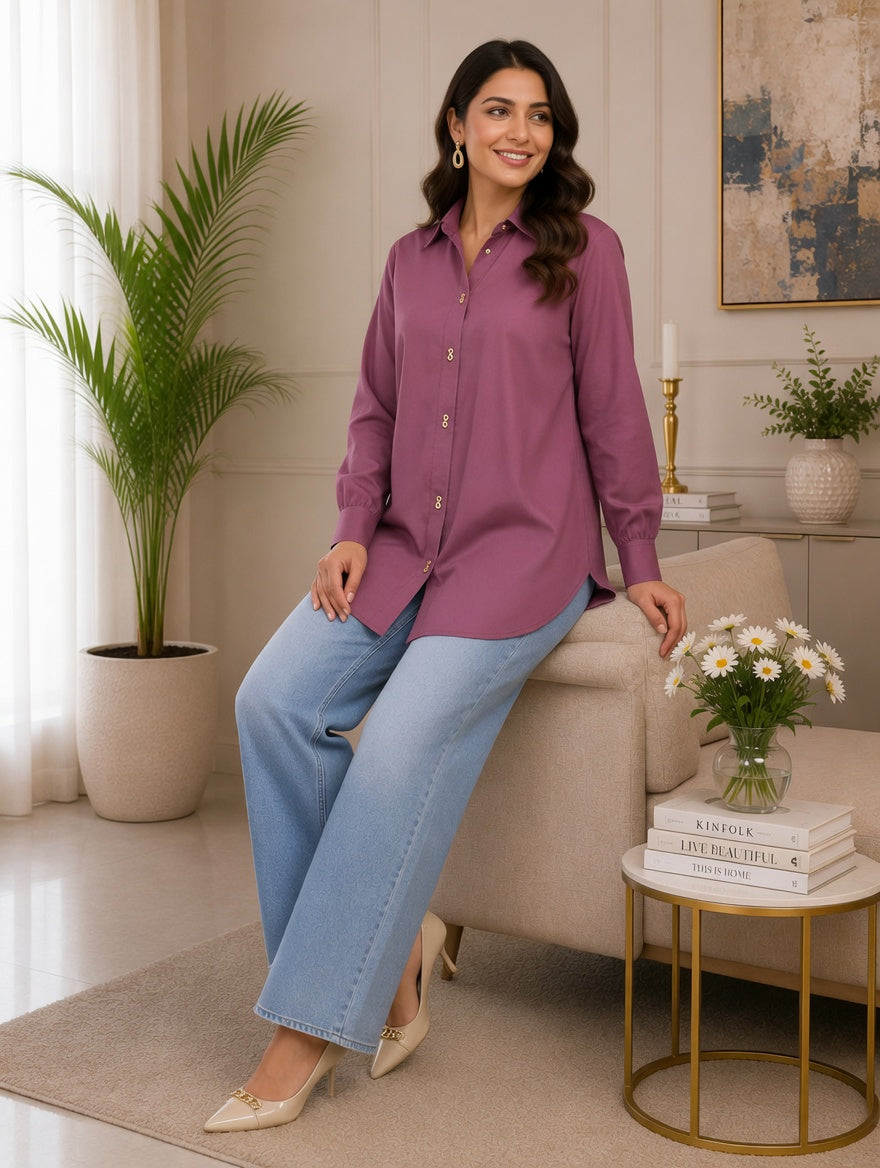 Velvet Plum Top