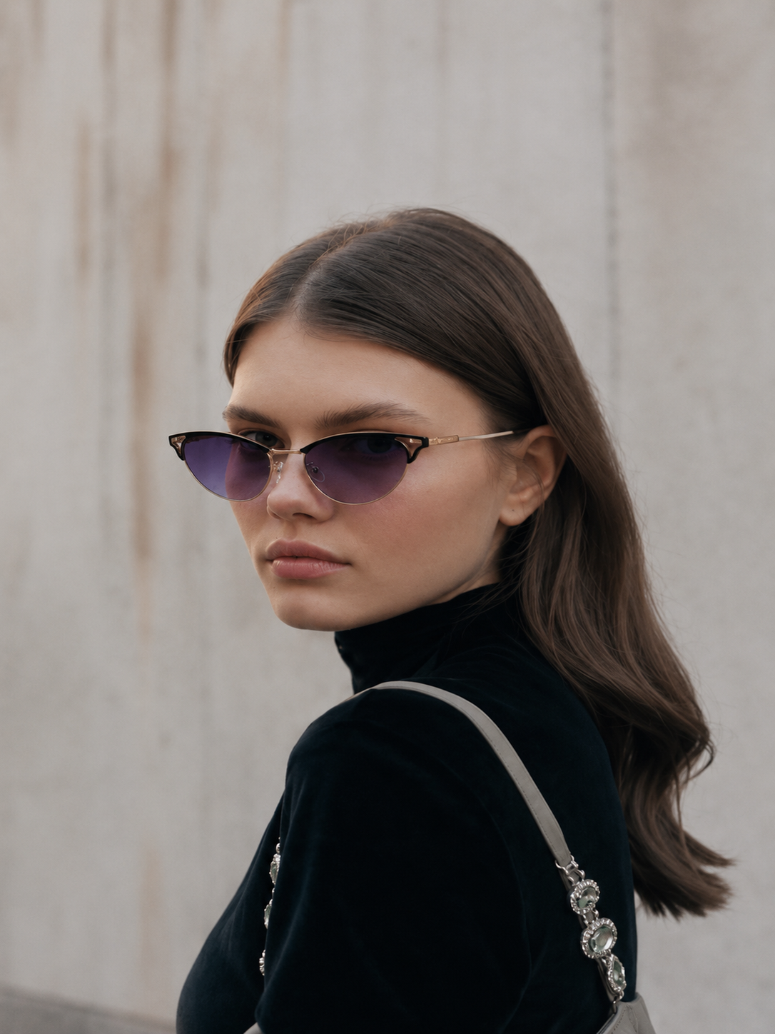 Elegant Cat Eye Sunglasses
