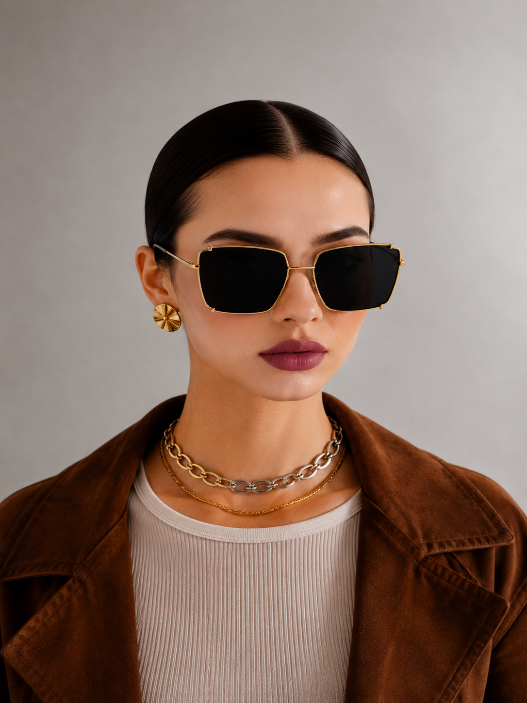 Luxe Square Shade Sunglasses