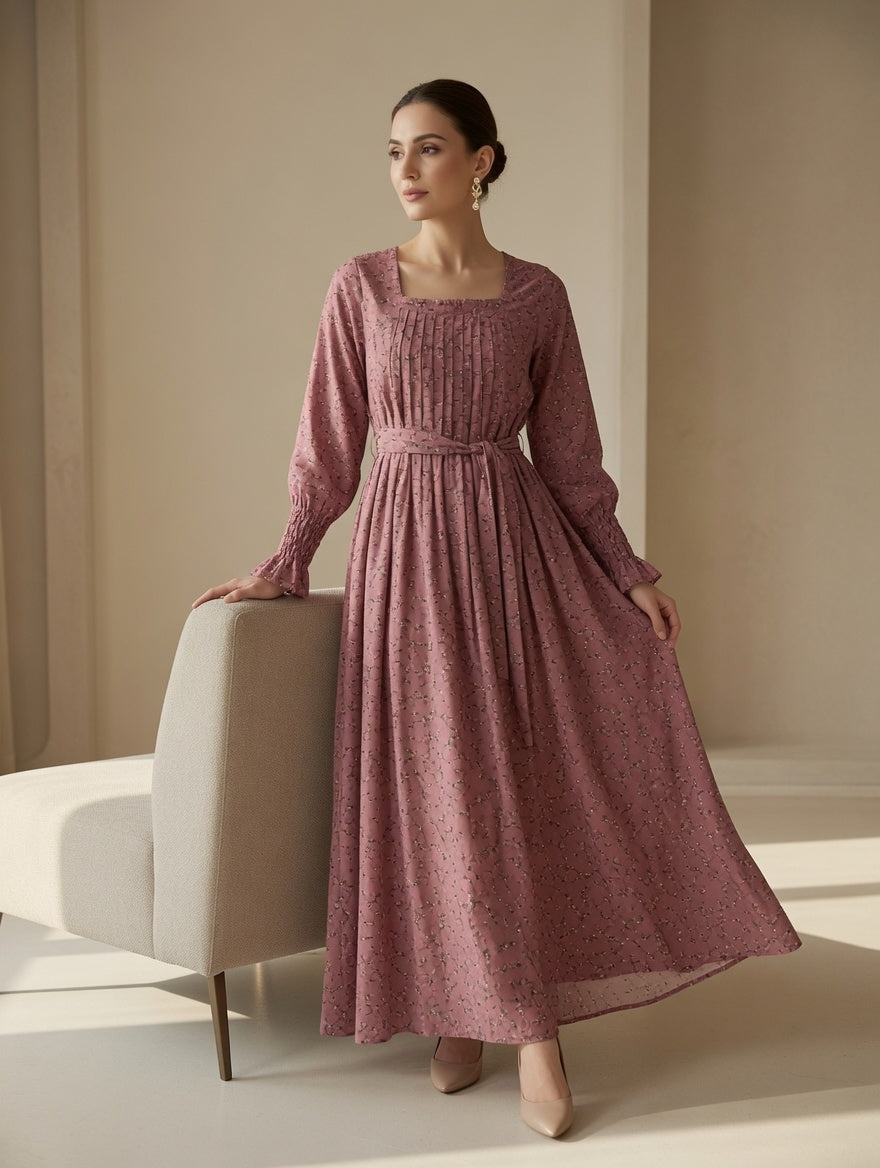 Long Maxi Baby Pink
